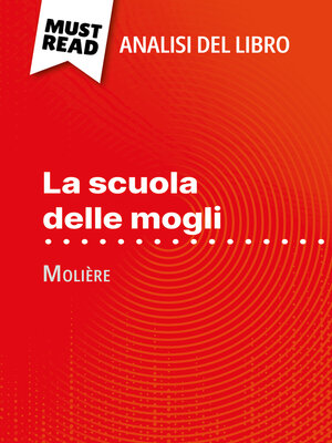 cover image of La scuola delle mogli di Molière (Analisi del libro)